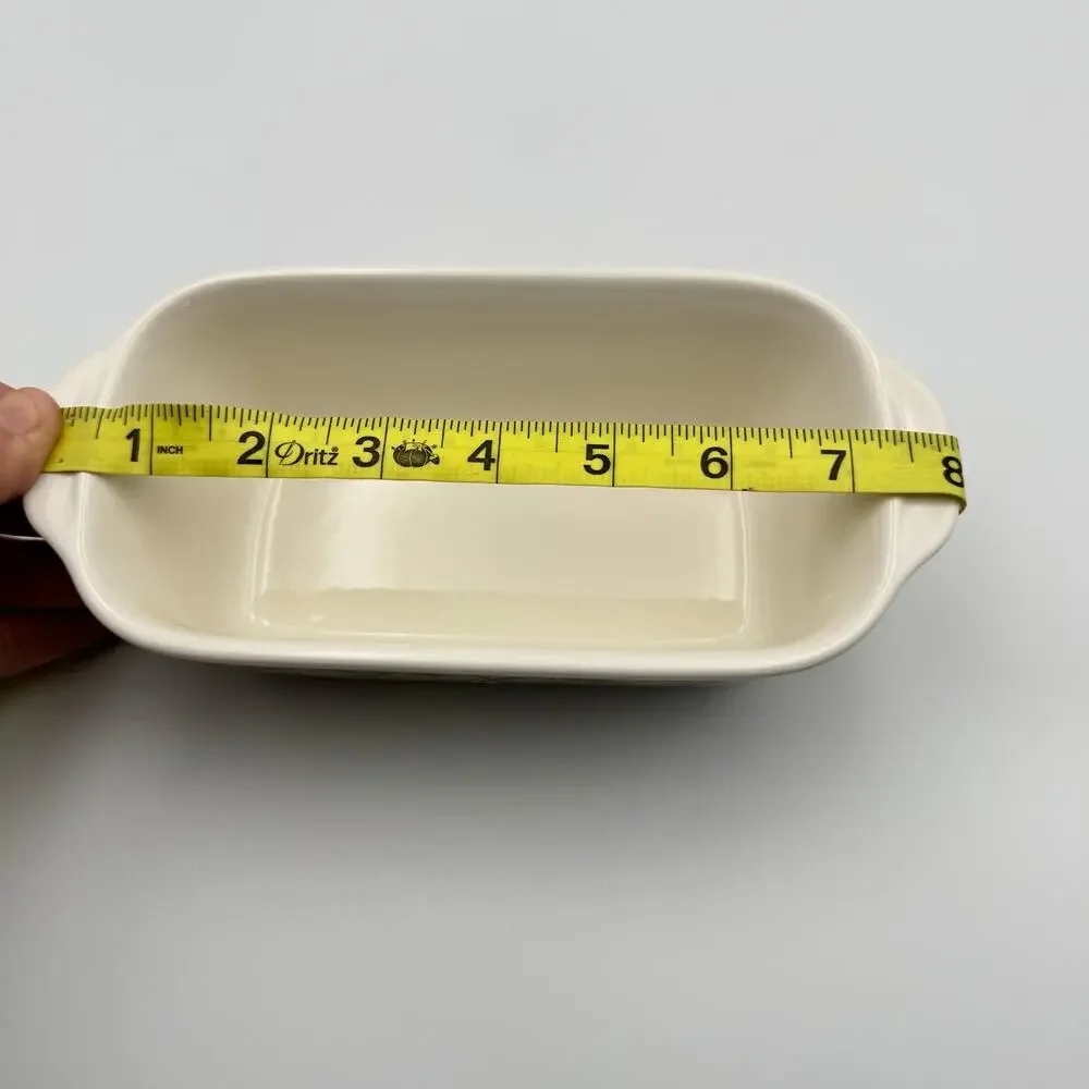VTG Pfalzgraff French Quarter Mini Loaf Pan Small Bread Baker 8x4 Made In USA